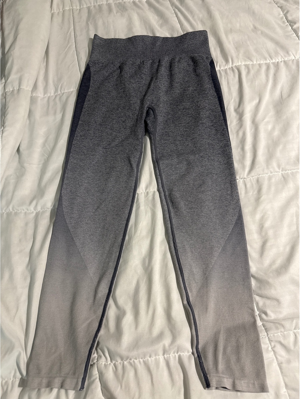 PINK Victoria's Secret Seamless Ombre Gray Leggings Size S